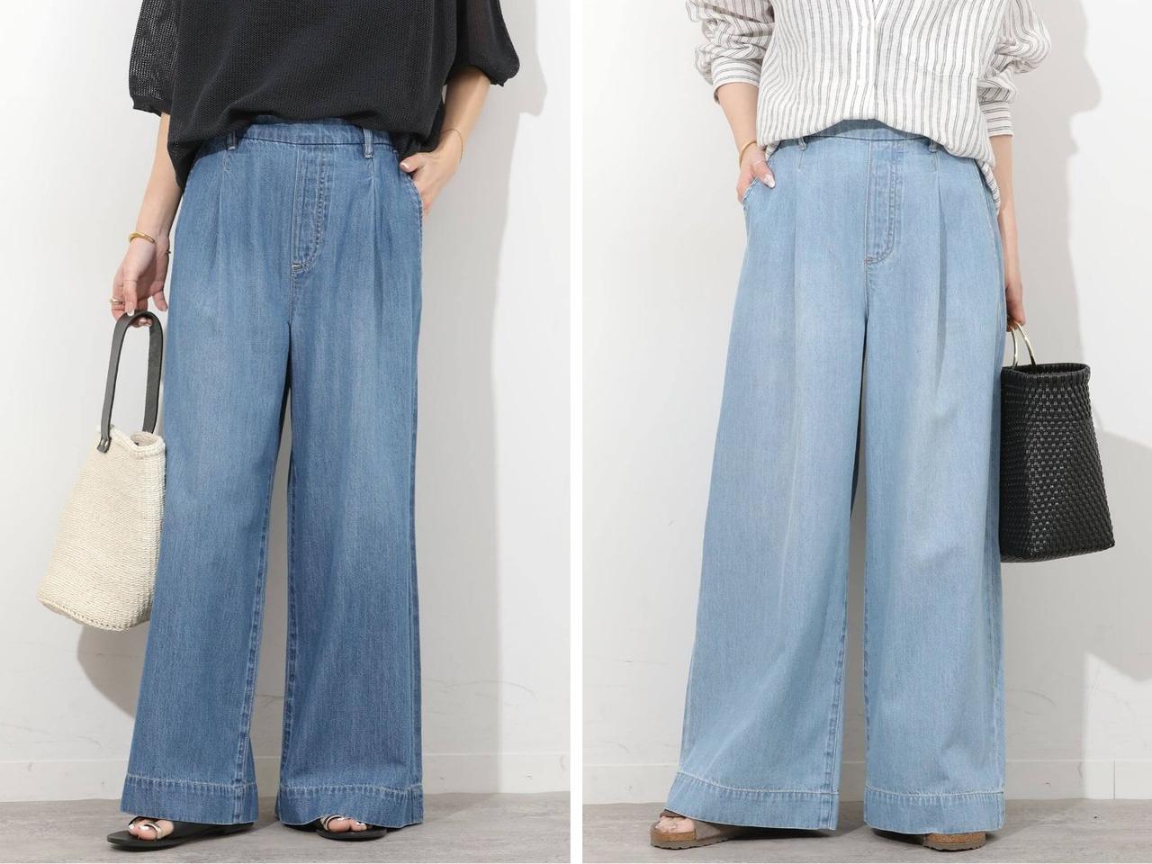 画像: 「リラックスイージーワイドデニム」各￥9,900 出典：ジャーナル スタンダード レリューム