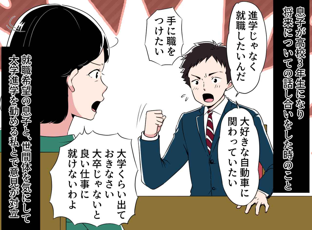 画像1: 大学進学への固執