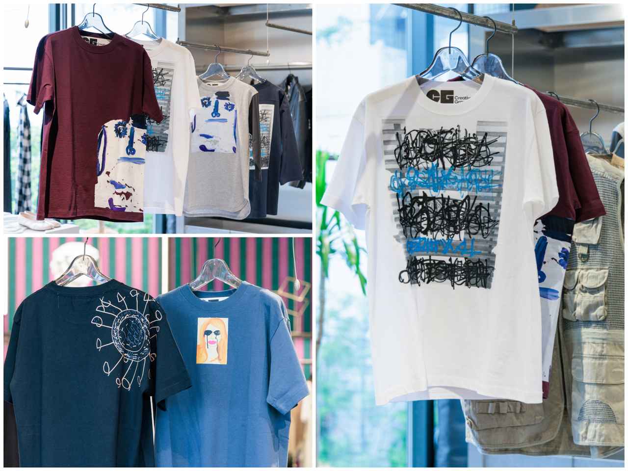 画像: 半袖Tシャツ￥15,400・7分袖Tシャツ￥18,700（CITYSHOP）