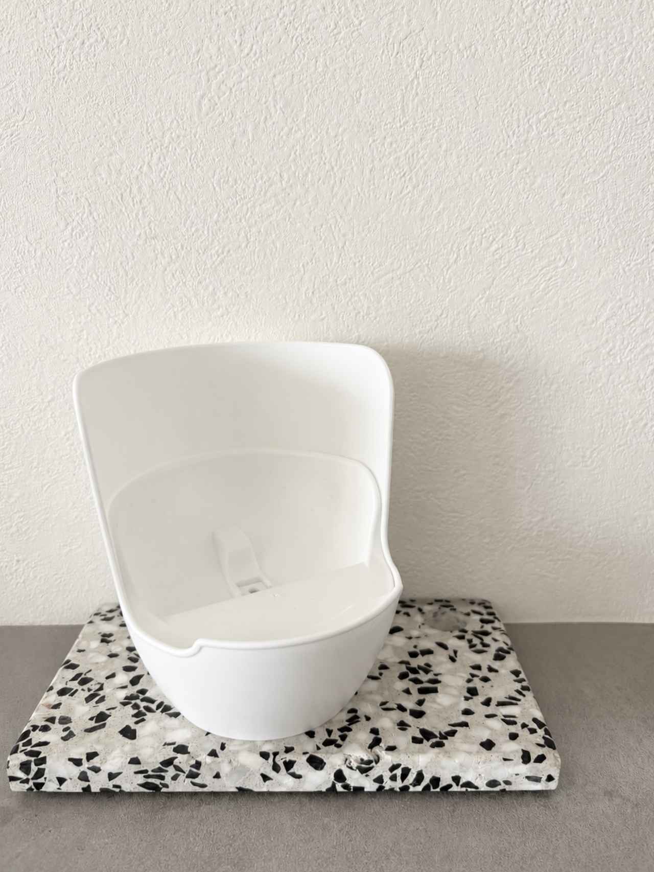 画像: 生活感が出にくいマットなホワイトが◎