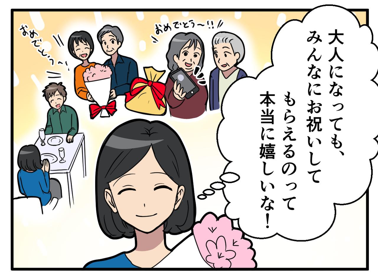 画像1: 【4コマ漫画】毎年誕生日をお祝いしてくれるけど？