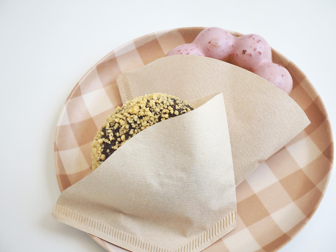 画像: ドーナツの持ち手にすれば、手が汚れにくい