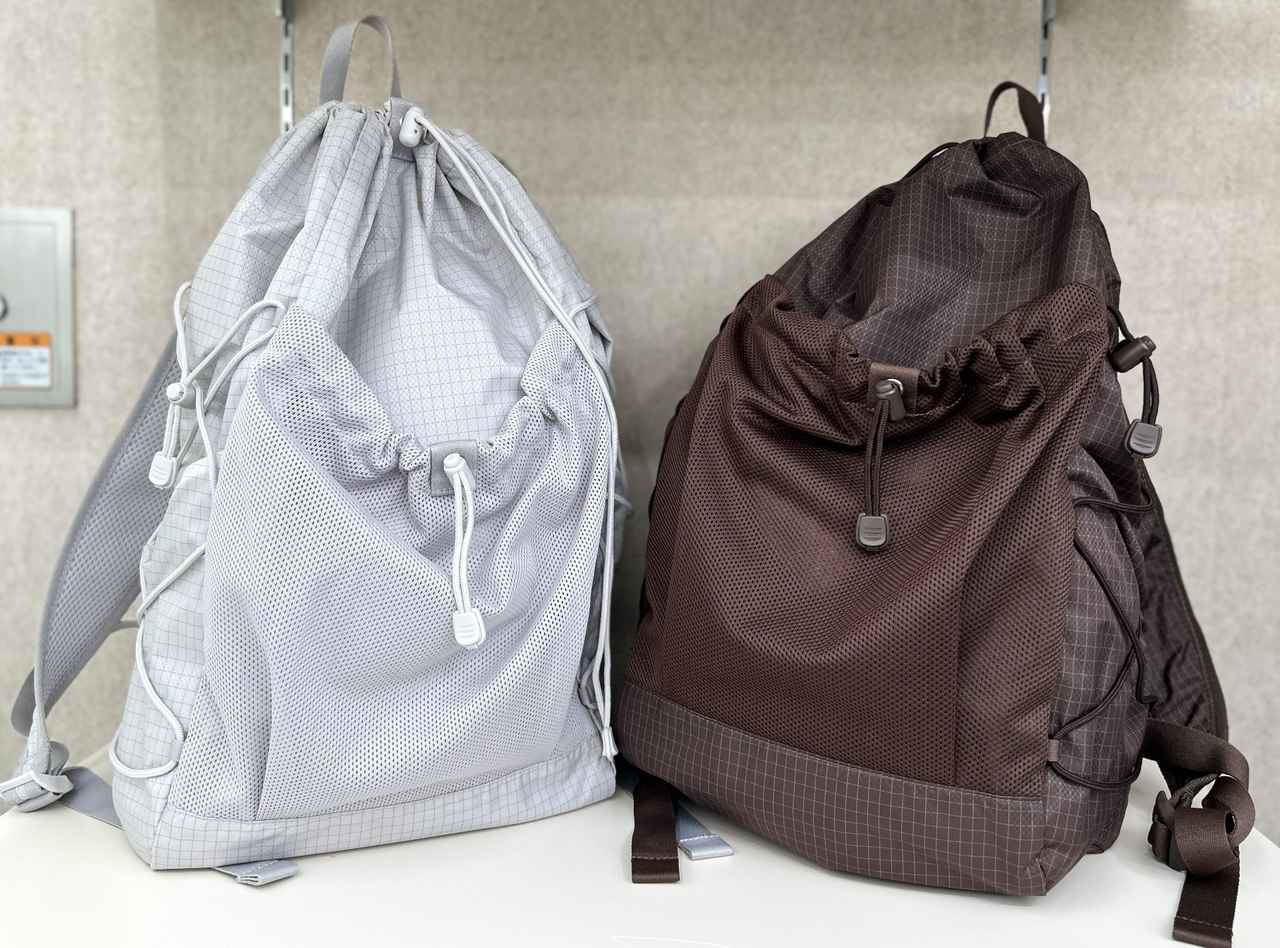画像: 【無印良品】撥水 リップストップ リュックサック［縦48×横27×マチ18㎝］各¥4,990 www.muji.com