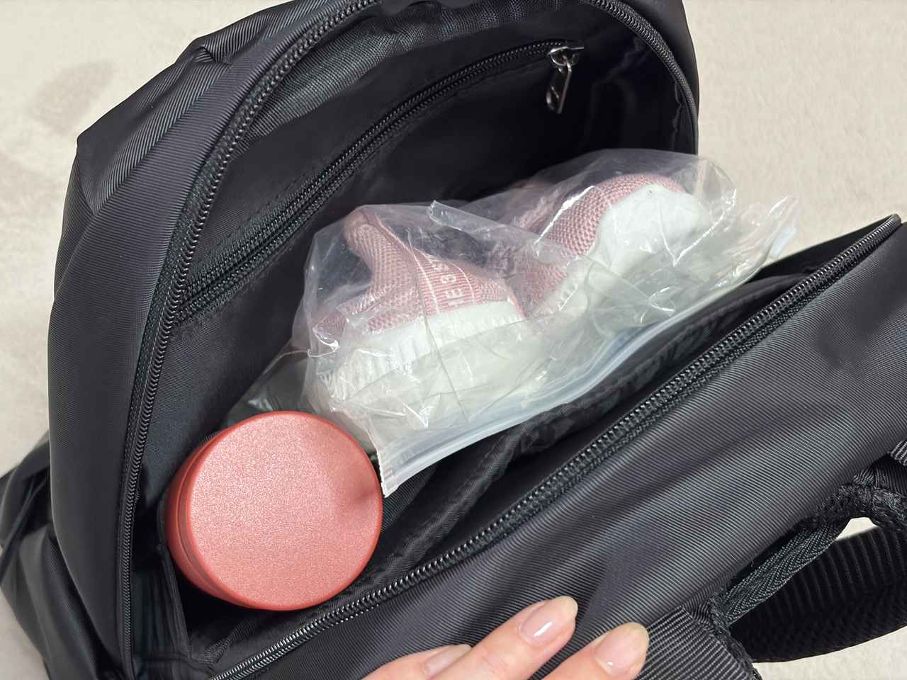 画像2: 実際の荷物を入れてみると……
