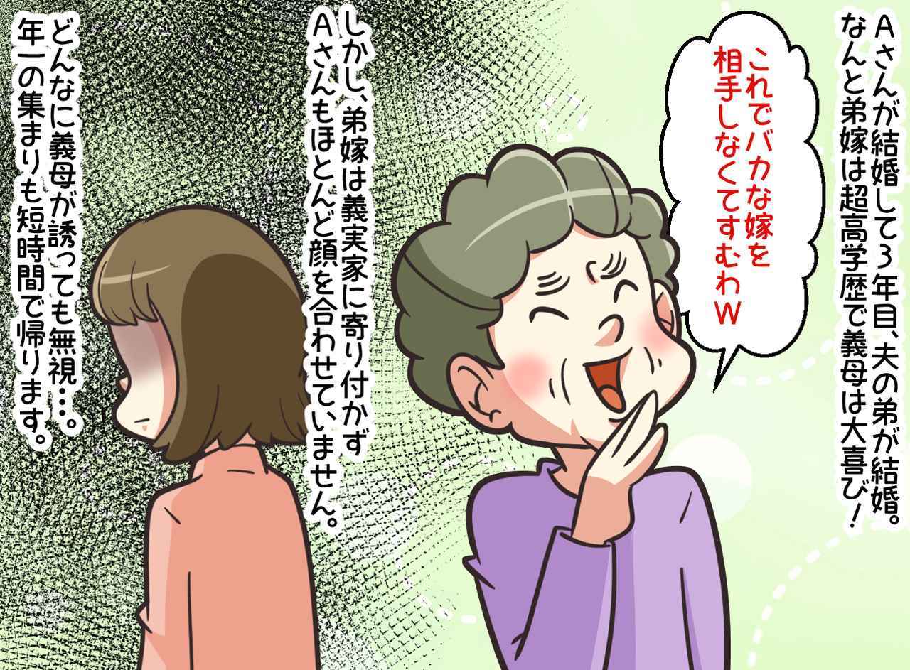 画像2: 【4コマ漫画】超学歴主義の義実家