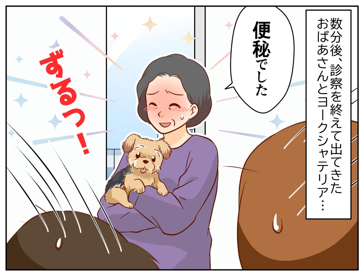 画像4: 【4コマ漫画】動物病院の待合にて