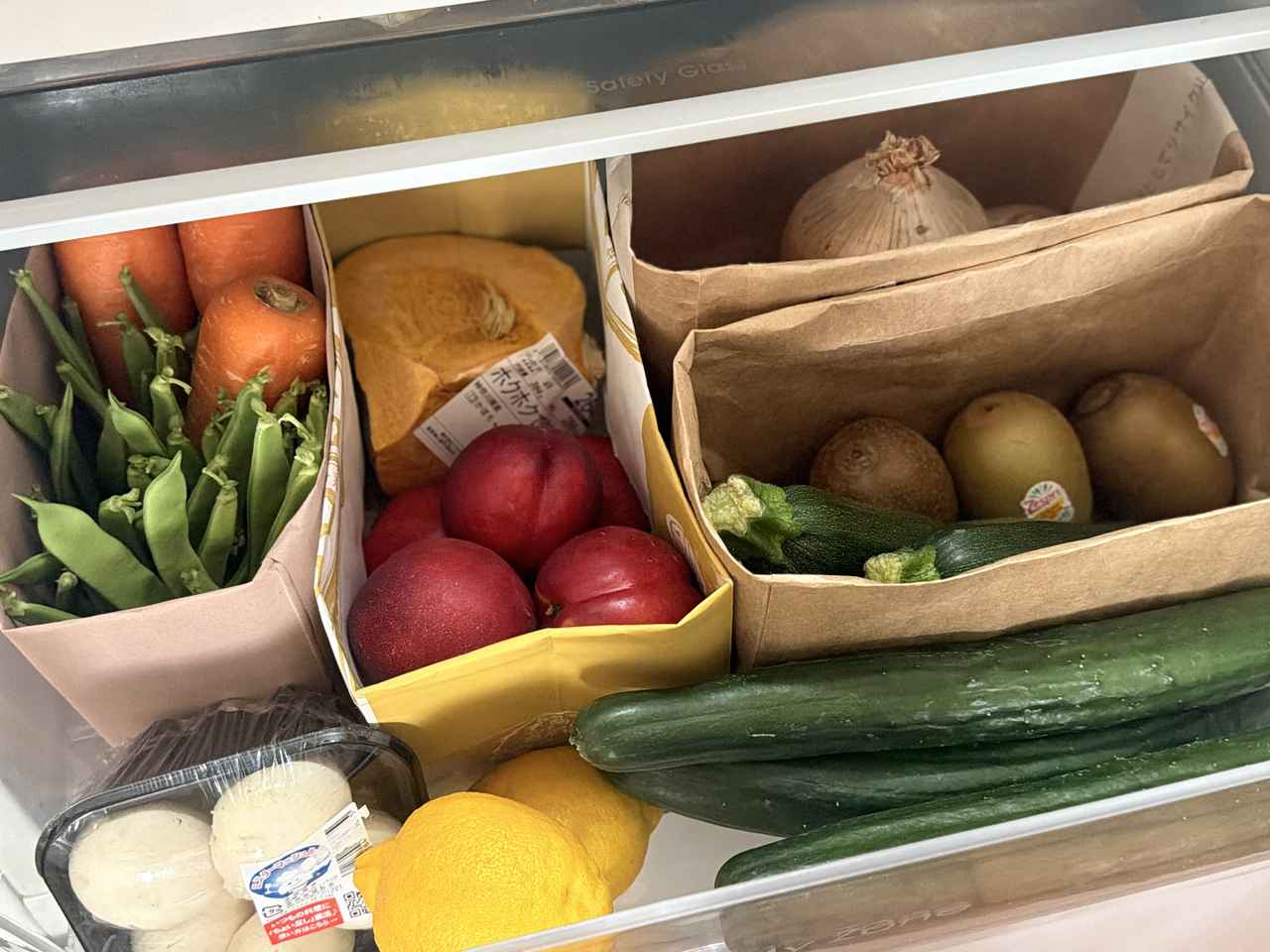 画像: 野菜室の仕分けにも◎ 汚れたら交換もしやすい