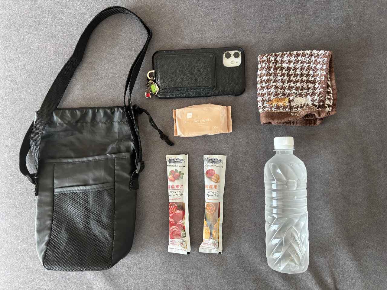 画像1: 実際にペットボトルやスマホを入れてみた！