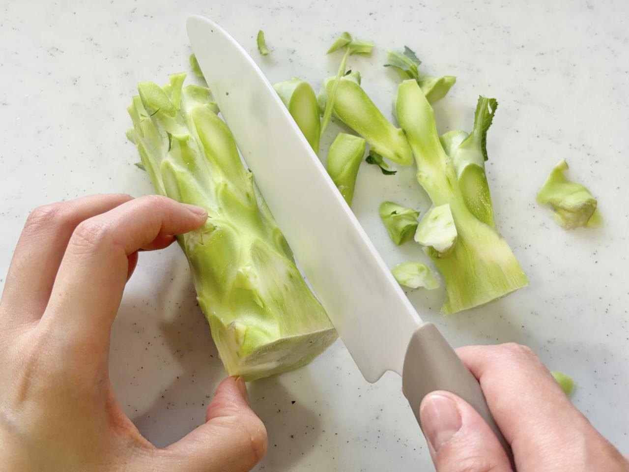 画像1: メンマのような形にカット
