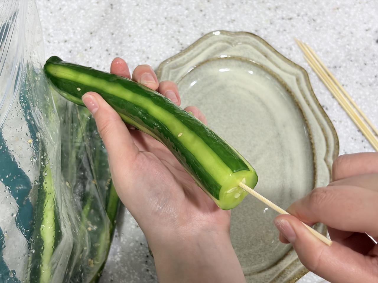 画像2: 竹串を刺してお祭り風に！
