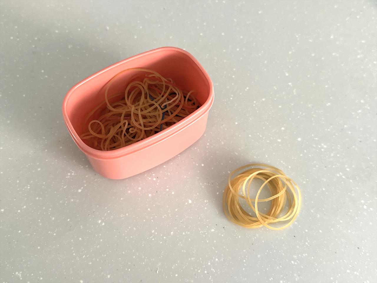 画像1: 輪ゴム活用法①