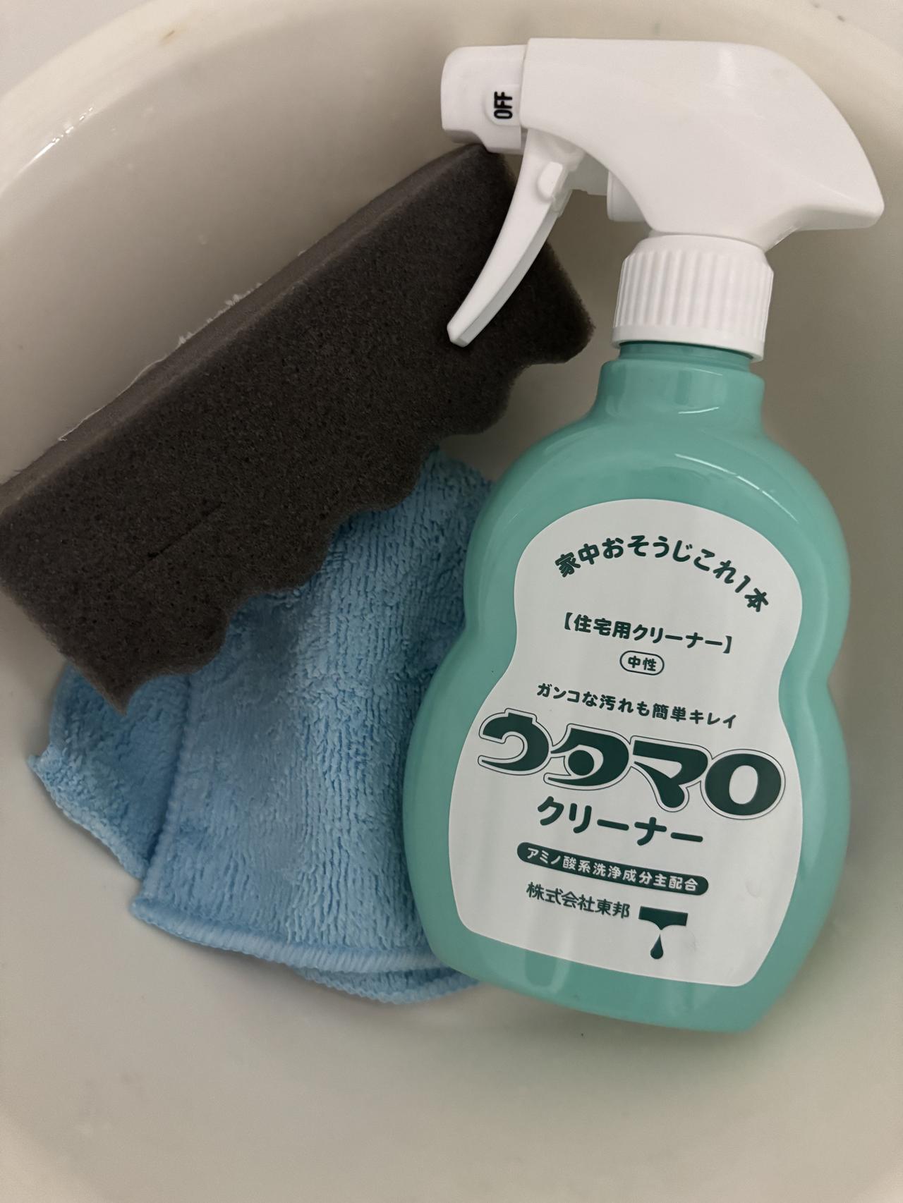 画像: スプレーしてこするだけでベランダがきれいに