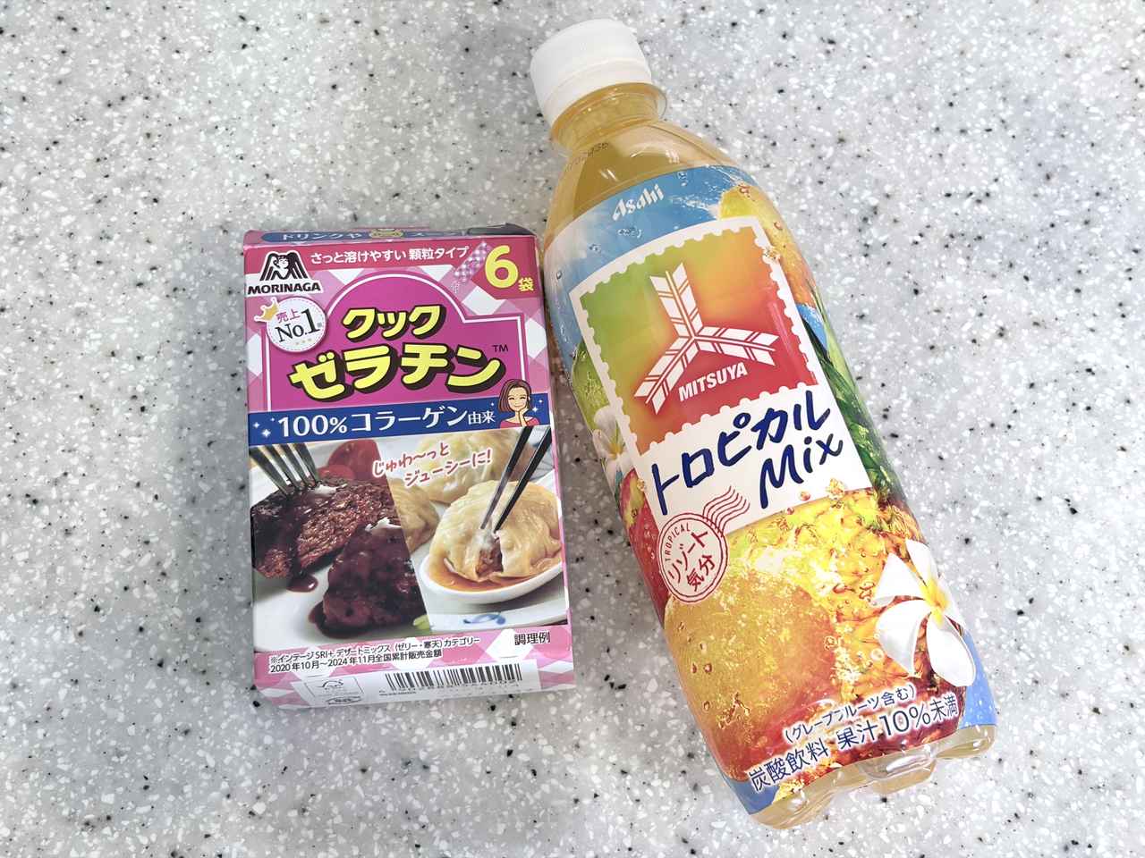 画像: ゼリーにしたいジュースを選ぶ