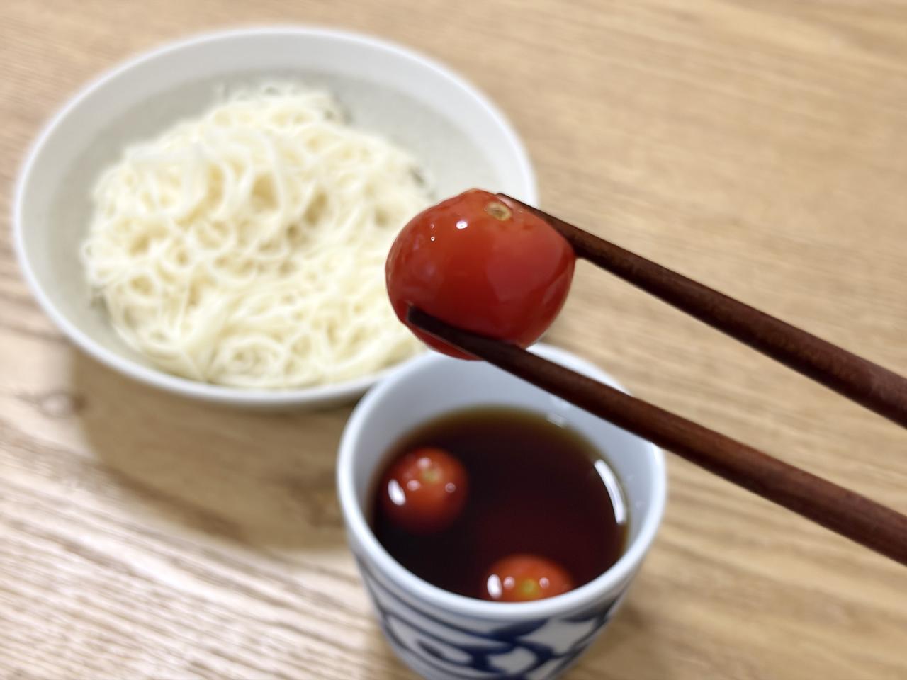 画像2: めんつゆの味が薄まらない！ ひんやりそうめん