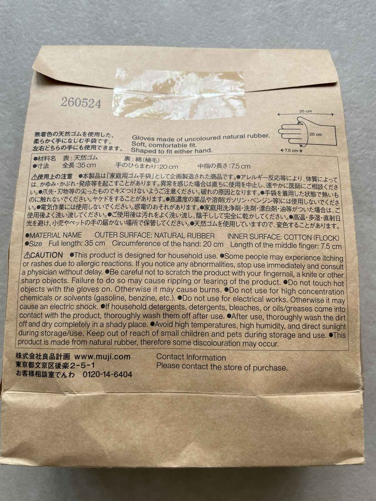 画像: 商品パッケージ裏