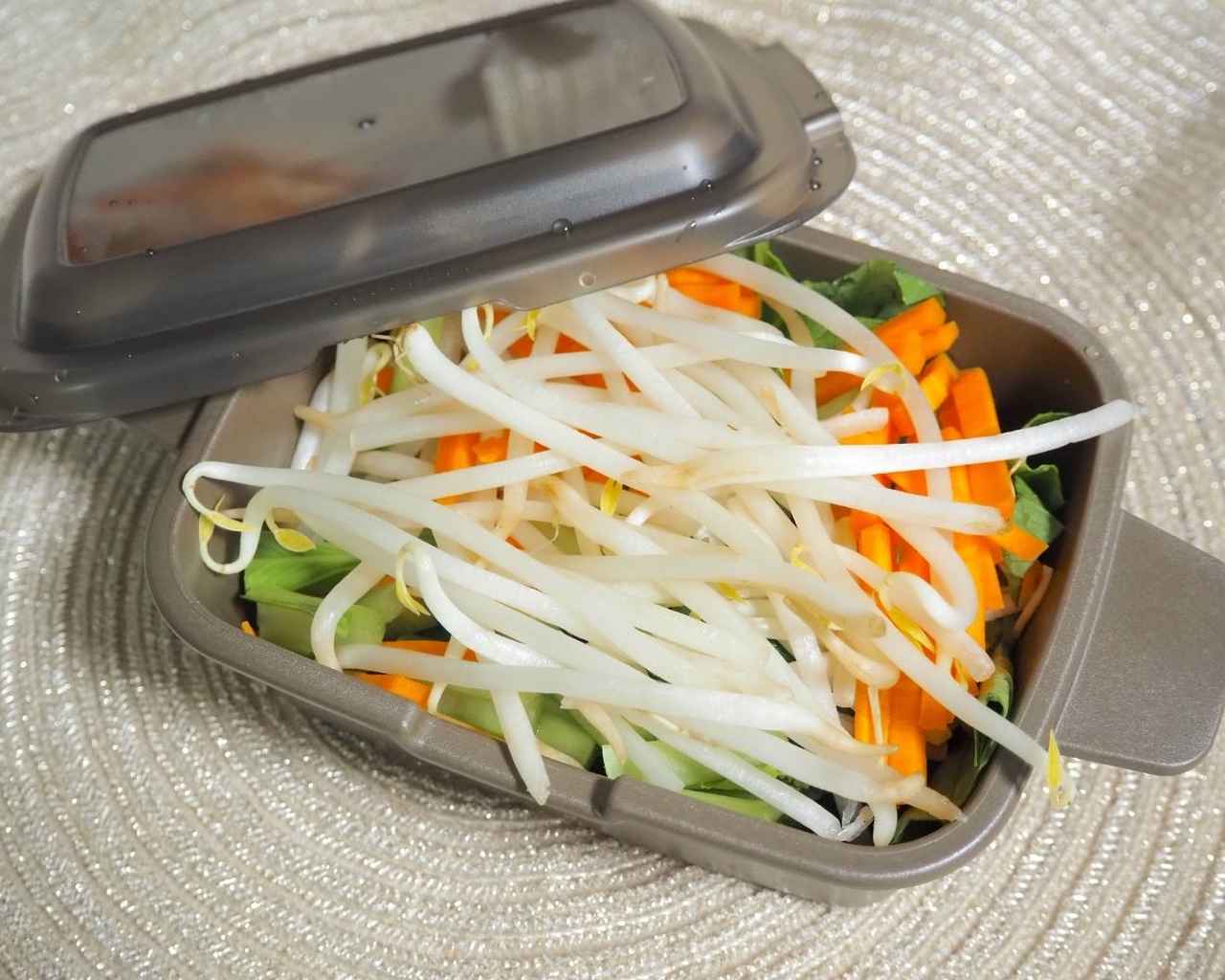 画像1: 実際に使ってみた！電子レンジだけでおかず作り