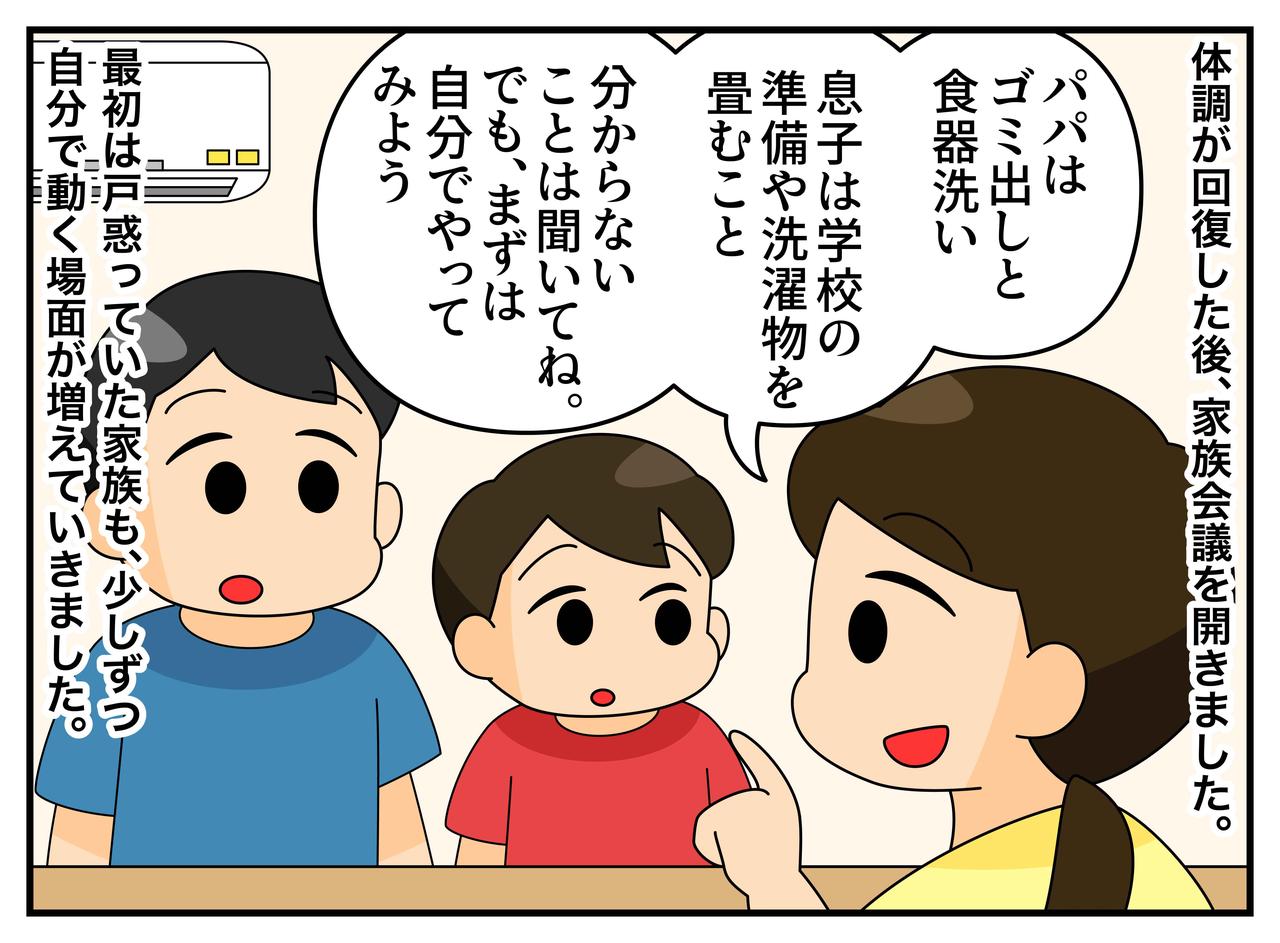画像3: 【4コマ漫画】家事は全部ママ任せ。もし突然動けなくなったら……？