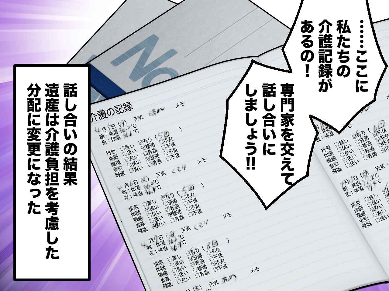 画像4: 【4コマ漫画】母の死後、遺産相続の話になると
