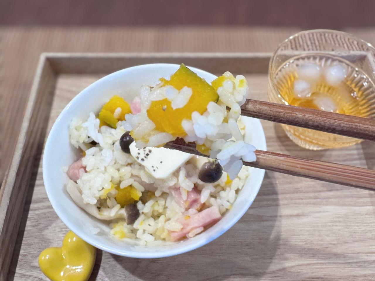 画像: かぼちゃの甘みを楽しむ、秋の炊き込みご飯