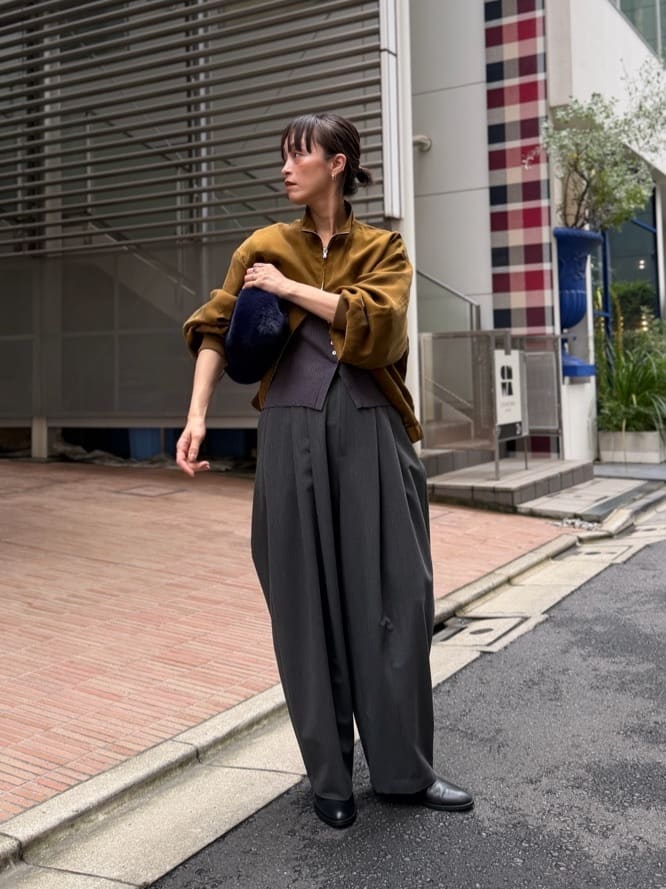 画像: キュプラジップブルゾン￥38,500(ガリャルダガランテ) www.palcloset.jp