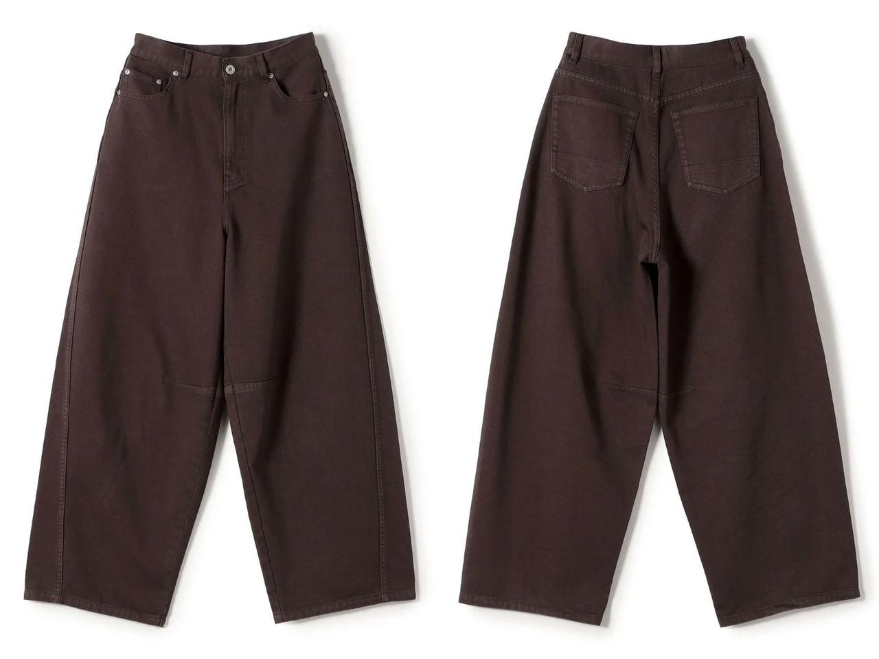 画像: 「ガーメントダイ ツイル バレル パンツ」¥18,150 出典:シップス