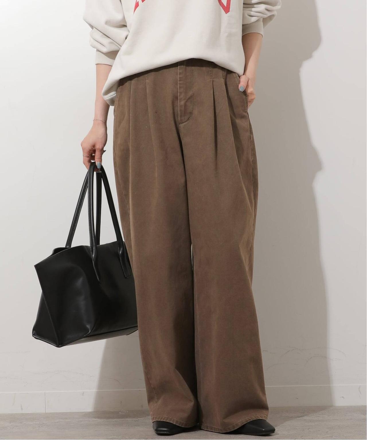 画像: 「コットンバイオウォッシュ2タックパンツ」¥10,450※2026年10月下旬発売予定 出典:ジャーナル スタンダード レリューム