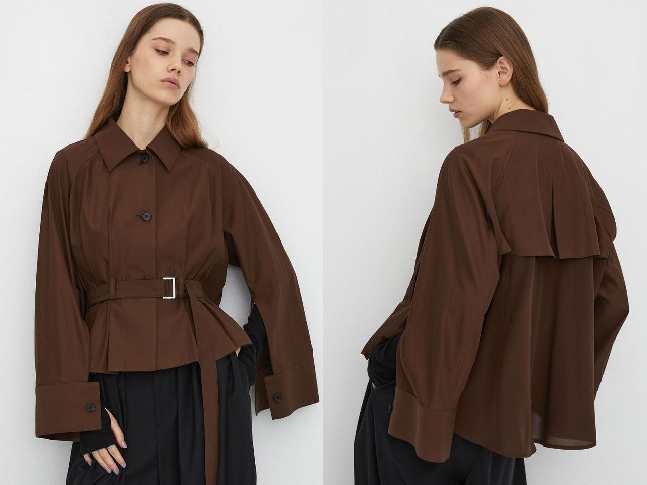 画像: 「タックペプラムショートトレンチコート」¥36,300 出典:ユナイテッド トウキョウ