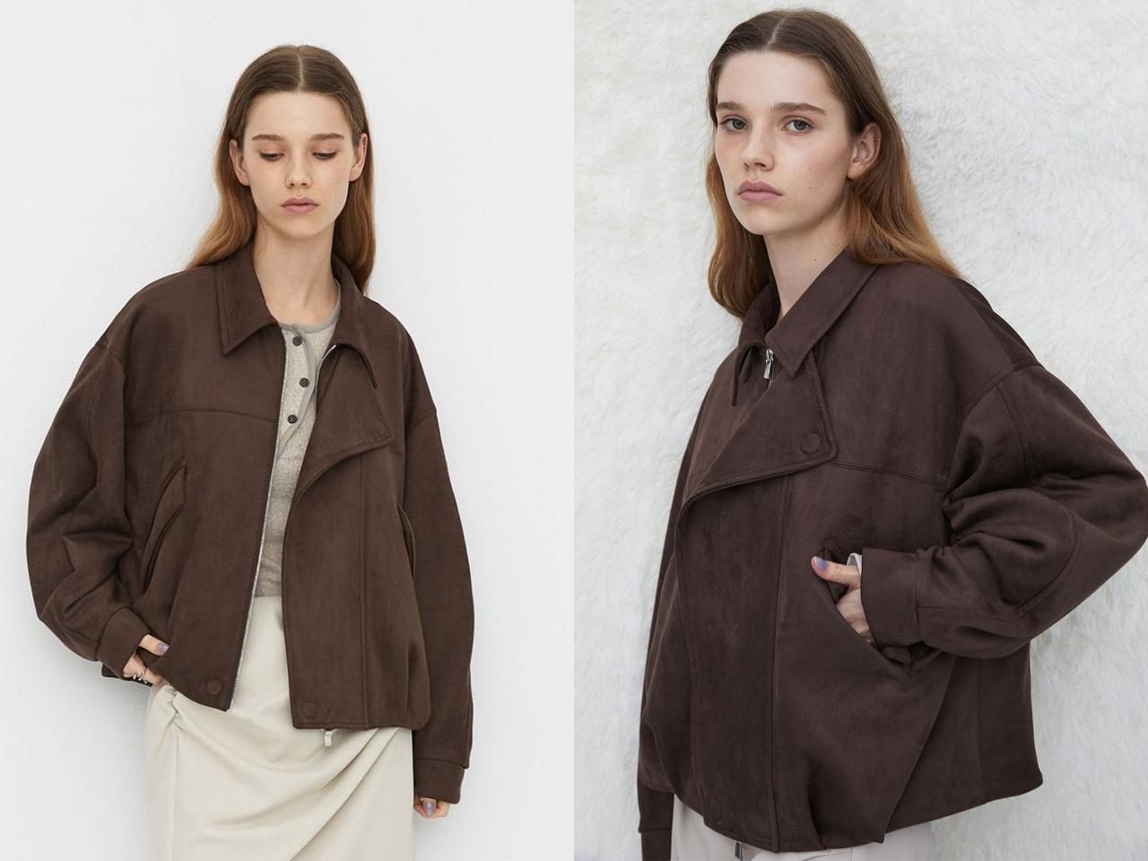 画像: 「コクーンレザーボンバージャケット」￥42,900 出典：ユナイテッド トウキョウ