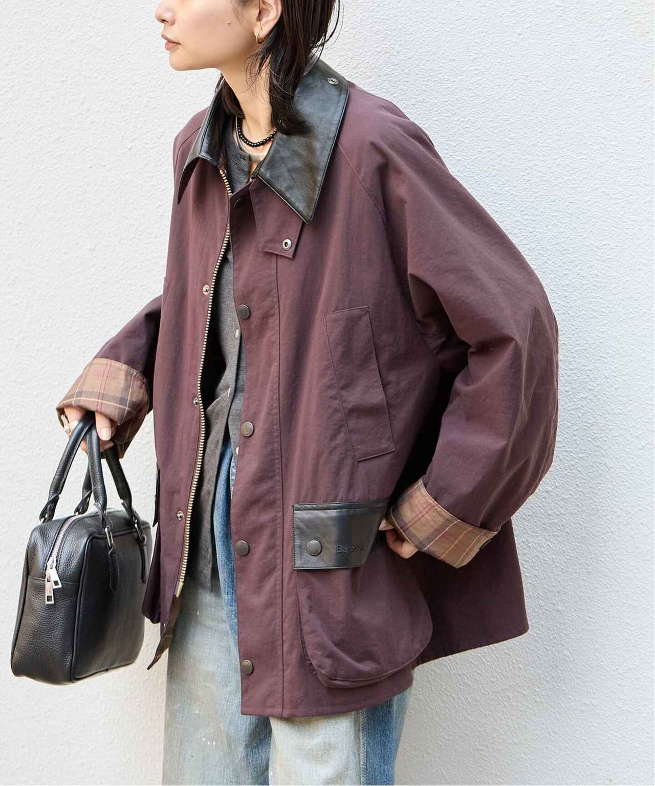 画像: 「別注OS BEDALE with Leather」￥69,300【バブアー×ジャーナル スタンダード】 出典：ジャーナル スタンダード