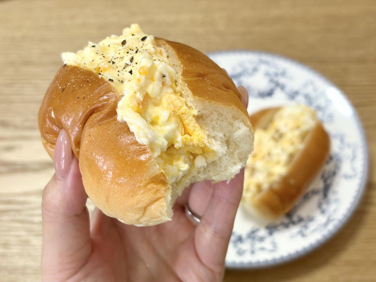 画像: ズボラたまごサンドの味は?