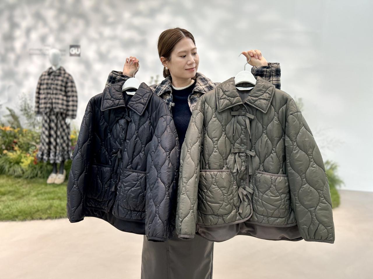 画像: 【GU×rokh】パデッドキルティングブルゾン by rokh (スーパーオーバーサイズフィット) 各 ¥5,990 www.gu-global.com