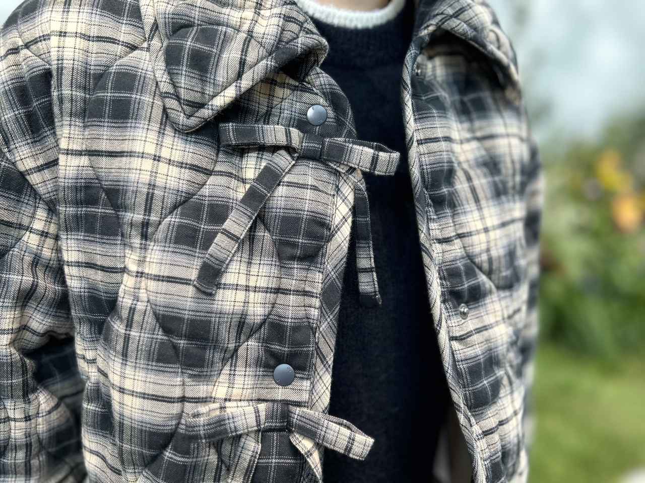 画像2: 【GU×rokh】パデッドキルティングブルゾン by rokh (スーパーオーバーサイズフィット) サイズS着用 ¥5,990 www.gu-global.com