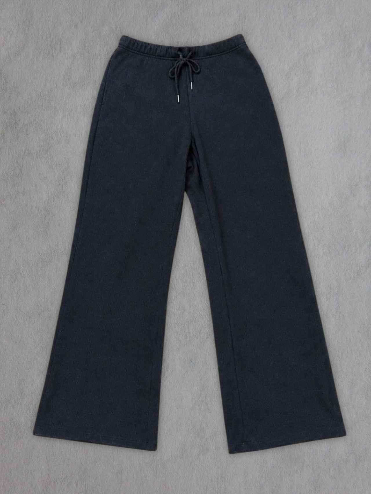 画像: 【GU】「リブプルオンパンツ」¥1,990(税込)