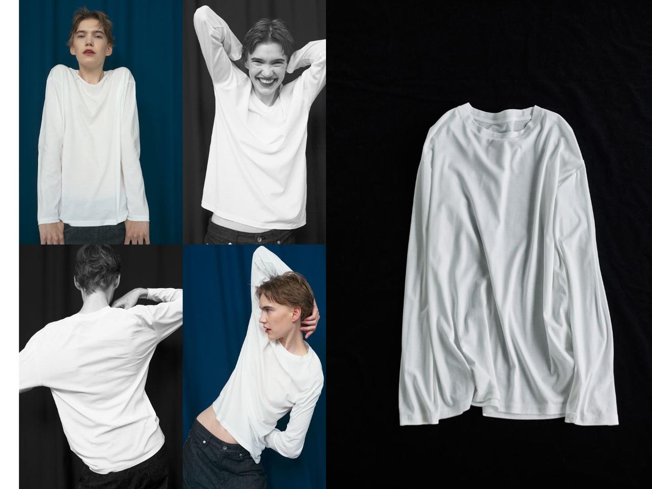 画像: 「THE WHITE CREW NECK TEE」￥11,000 出典：IÉNA35e ANNIVERSAIRE