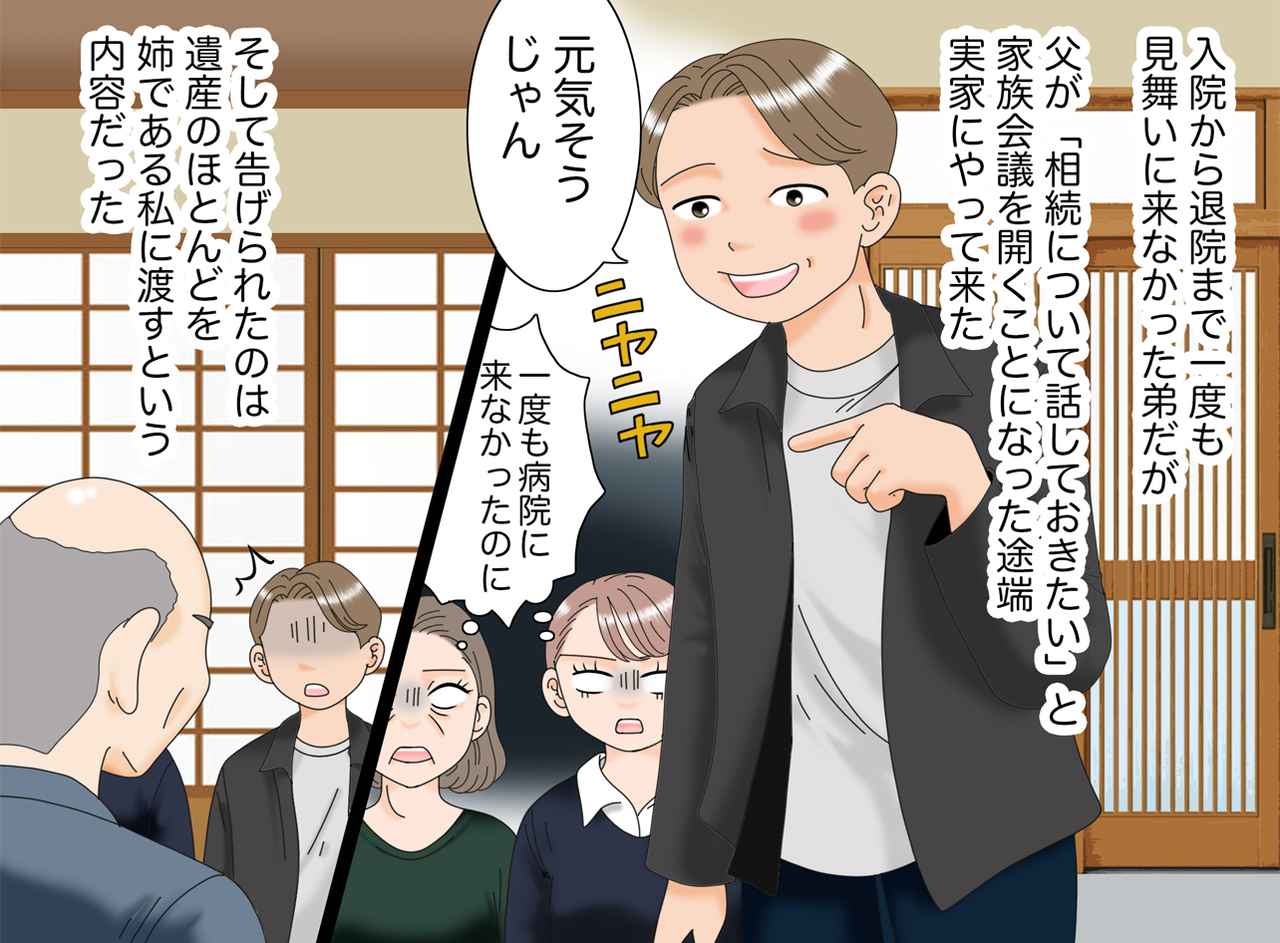 画像3: 【4コマ漫画】父が倒れ、意識不明に