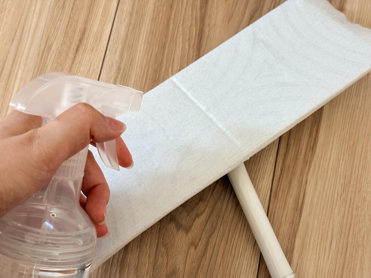 画像1: トイレの壁掃除をやってみた