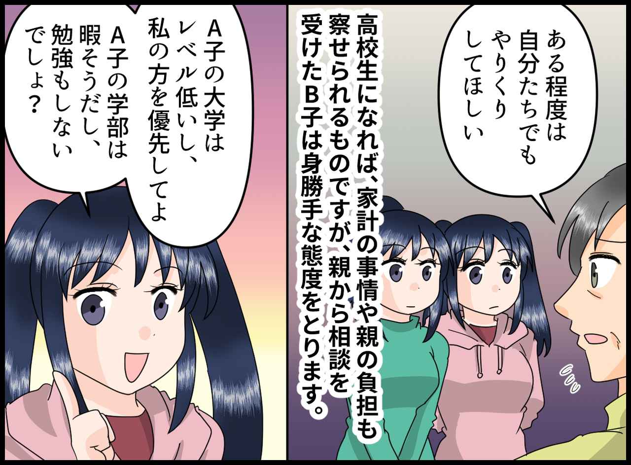 画像2: 【4コマ漫画】双子の大学進学