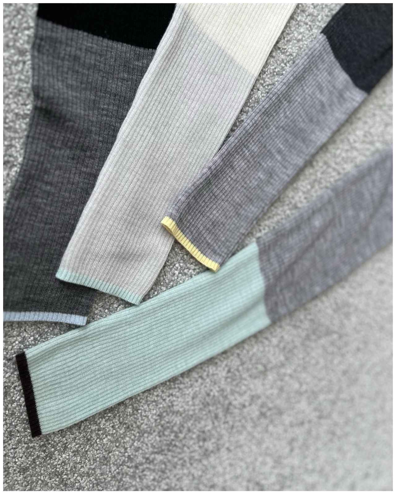 画像2: 【plst】カラーブロックシアーリブタートルネックセーター各¥8,990 www.plst.com