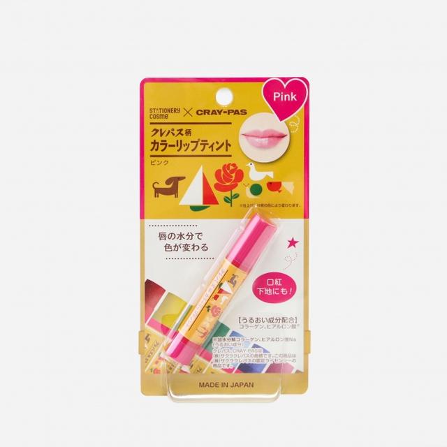 画像4: 水分で色が変わるクレパス柄カラーリップティント新発売!