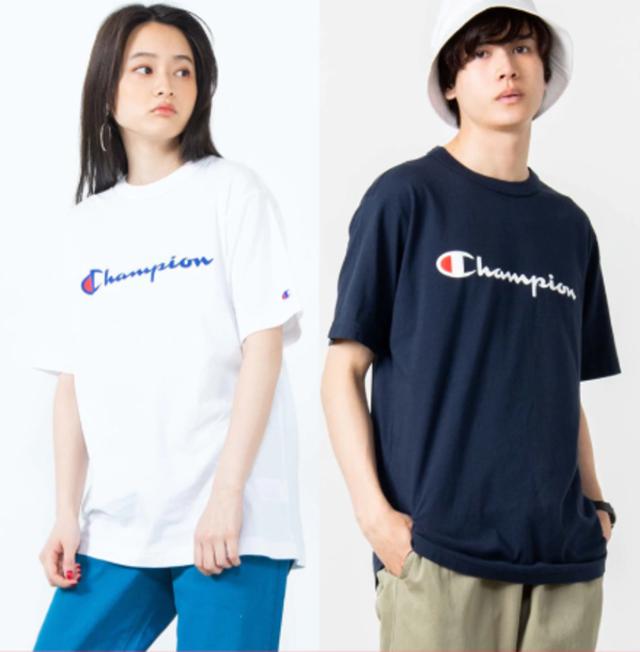 画像: チャンピオンロゴTシャツ bit.ly