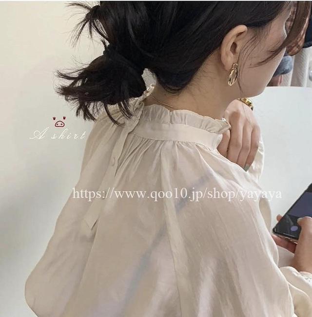 画像2: Vネックノースリーブニット+ブラウス