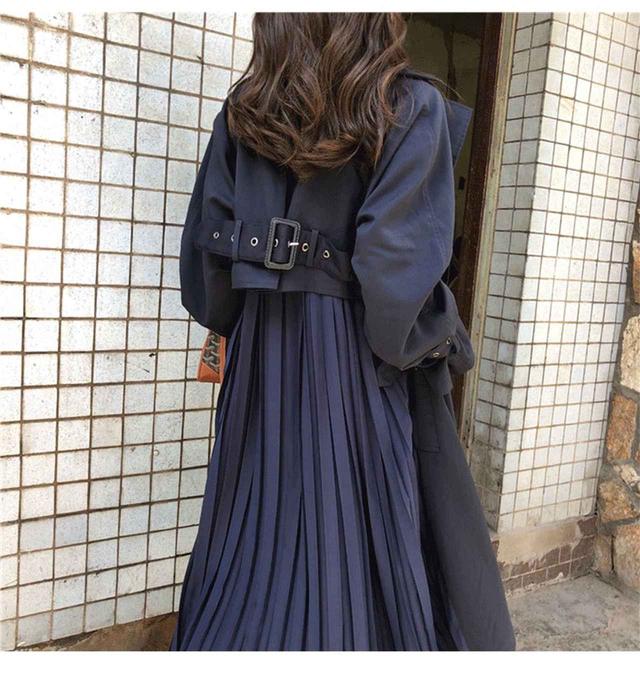 画像3: プリーツトレンチコート