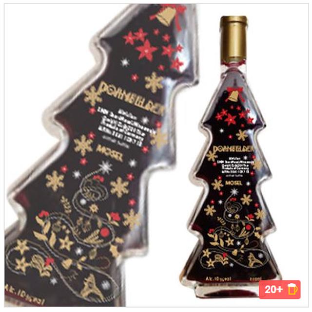 画像: クリスマスツリー型ボトル 赤ワイン bit.ly