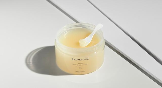 画像1: 【AROMATICA】ORANGE CLEANSING SHERBET(オレンジクレンジングシャーベット)