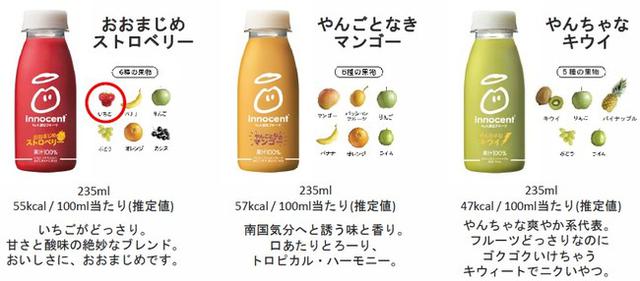 画像2: 花粉症予防にぴったりないちごも入ってる! これ1本で手軽においしくフル活できちゃう、イノセントの“まんま、飲むフルーツ”