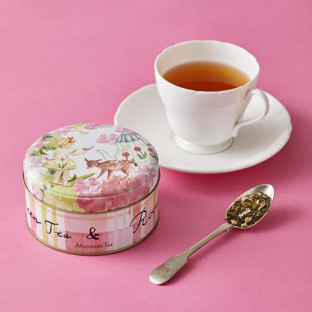 画像1: 桜の花びらと桃色のルバーブチップをちりばめたお茶など春限定のお茶