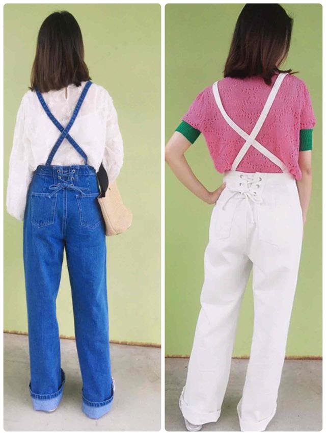 画像3: バックレースアップデニム