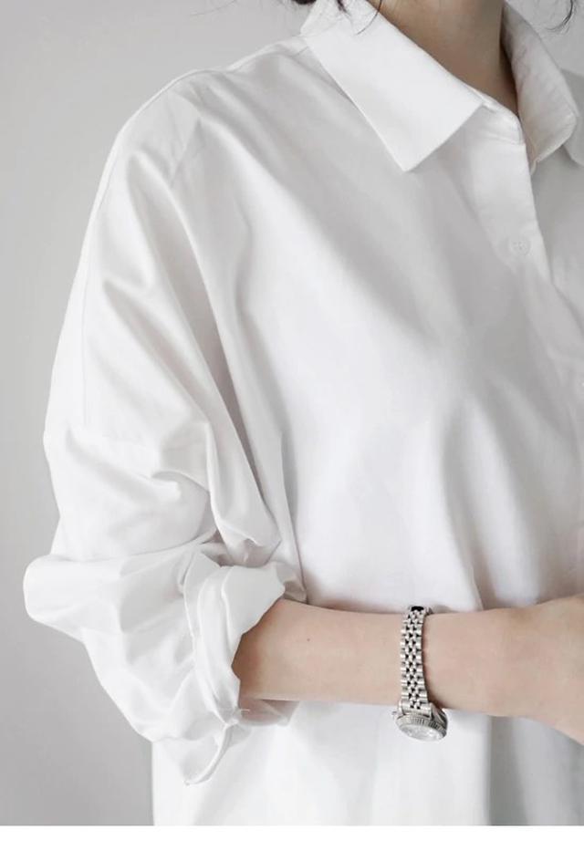 画像2: ロングシャツブラウス