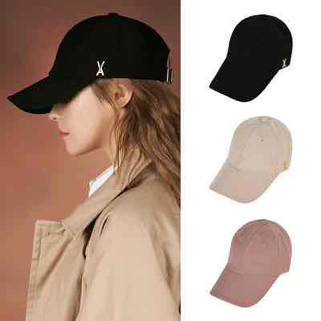 画像: Gold stud over fit ball cap