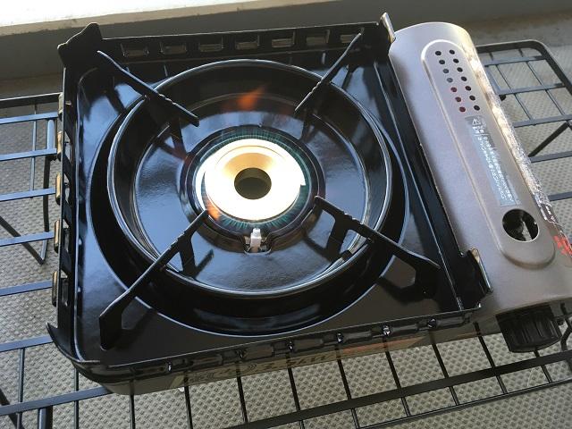 画像: うちのカセットコンロ、イワタニ風まる